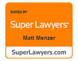 Rated By Super Lawyers Matt Menzer SuperLawyers.com