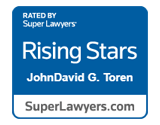 Rated By Super Lawyers Rising Stars JohnDavid G. Toren SuperLawyers.com